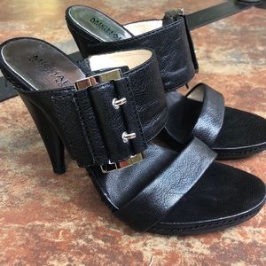 Black Michael Kors Camden Sandal Sz 8